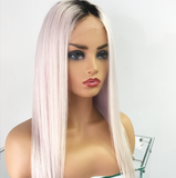 FULL LACE ICE WIG - ASHE BLONDE 1B ROOT