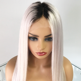 FULL LACE ICE WIG - ASHE BLONDE 1B ROOT